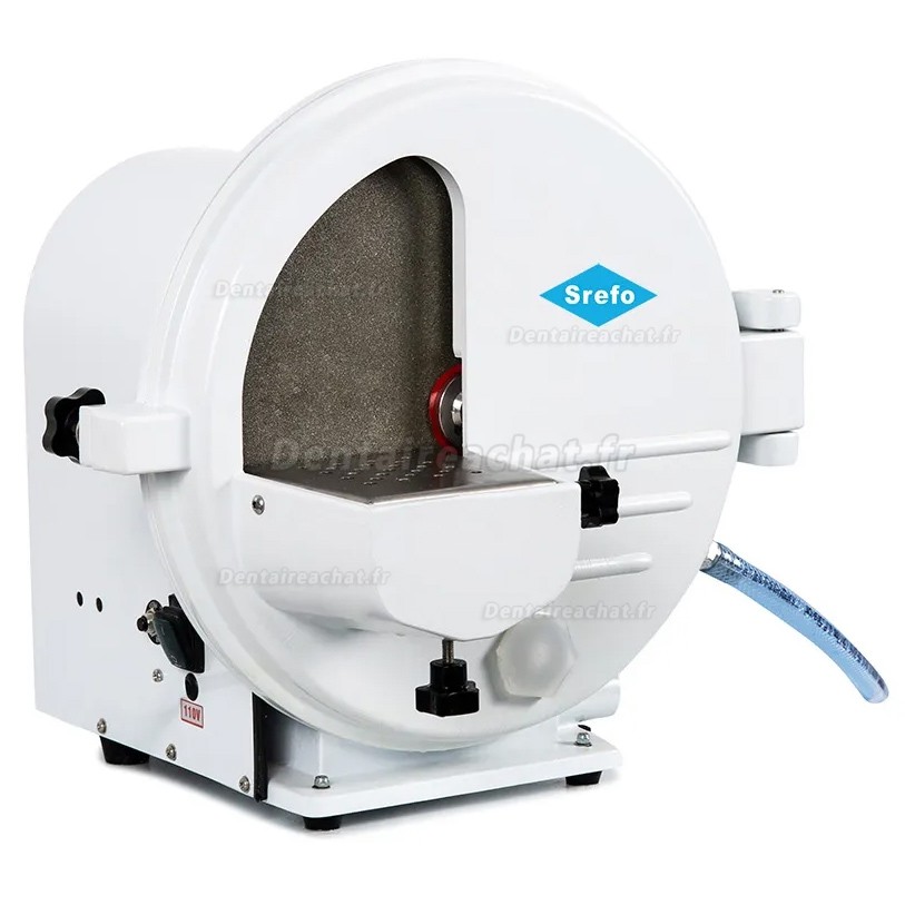Taille-plâtres humide pour laboratoire dentaire Srefo R-830 ​​avec disque diamanté et disque métallique